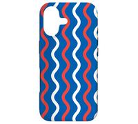 Carcasa para iPhone 17 White Blue Red France Tricolor French Language Pattern