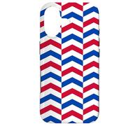 Carcasa para iPhone 17 White Blue Red Netherlands Tricolor Zigzag Pattern