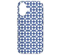 Carcasa para iPhone 17 White Blue Rounded Rectangles Abstract Geometric