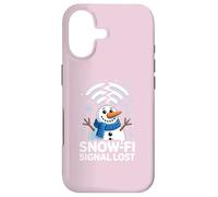 Carcasa para iPhone 17 WiFi Snow-Fi Signal Lost Funny Winter Pun Apparel Snowman
