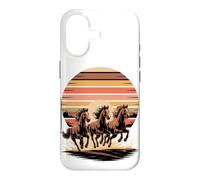 Carcasa para iPhone 17 Wild Horses Running Free Equestrian Horse Lover