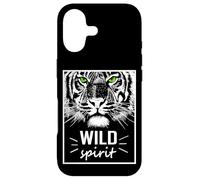 Carcasa para iPhone 17 Wild Spirit Tiger Quotes Summer Illustration Graphic Design