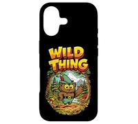 Carcasa para iPhone 17 Wild Thing! Retro Woodsy Owl Give a Hoot Vintage Earth Day
