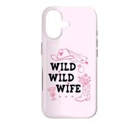 Carcasa para iPhone 17 Wild Wild Wife Bachelorette Get Nashty Cowgirl Bride Cowboy