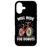 Carcasa para iPhone 17 Will Ride For Donuts Bike Donut Lover Cyclist Bicycle Rider