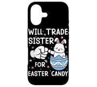 Carcasa para iPhone 17 Will Trade Sister por Dulces de Pascua Lindo Huevo de Conejito