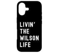 Carcasa para iPhone 17 Wilson viviendo la Vida de Wilson Nombre Divertido