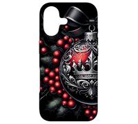 Carcasa para iPhone 17 Winter Aesthetic Gothic Queen Crown For Christmas Season