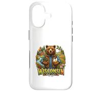 Carcasa para iPhone 17 Wisconsin Granja Oso Campo Naturaleza Cosecha