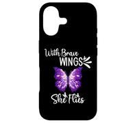 Carcasa para iPhone 17 with Brave Wings She Flies Sign She Flies with Her Own Wings