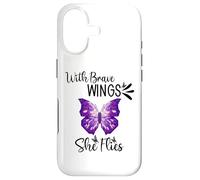 Carcasa para iPhone 17 with Brave Wings She Flies Sign She Flies with Her Own Wings