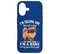 Carcasa para iPhone 17 Womens Cute Mom Says I'm A Baby Pekingese Lover