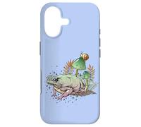 Carcasa para iPhone 17 Womens Girls Cottagecore Magical Frog Toad Snail Goblincore