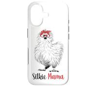 Carcasa para iPhone 17 Womens Girls Funny Silkie Chicken Mom Mama Lover