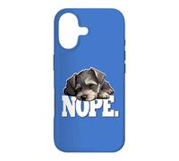Carcasa para iPhone 17 Womens Girls Kid Sleeping Nap Nope Miniature Schnauzer Lover