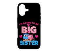 Carcasa para iPhone 17 Women's Girls Kids Cool I'm Going To Be A Big Sister Graphic