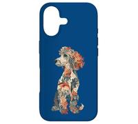 Carcasa para iPhone 17 Womens & Girls Multicolored Cute Folk Art Poodle Lover