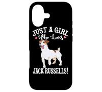 Carcasa para iPhone 17 Womens Just A Girl Who Loves Jack Russell Terriers Lover