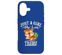 Carcasa para iPhone 17 Womens Kawaii Cartoon Just A Girl Who Loves Tigers