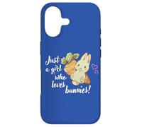 Carcasa para iPhone 17 Womens Kids Chibi Just A Girl Who Loves Bunnies Bunny Lover