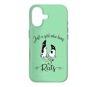 Carcasa para iPhone 17 Womens Kids Cute Funny Girl Who Loves Pet Rats Lover