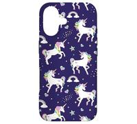 Carcasa para iPhone 17 Womens Kids Girls Pretty Unicorn Pattern