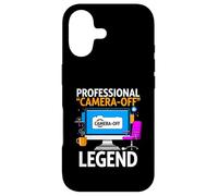 Carcasa para iPhone 17 Work from Home Professional Camera Off Legend Humor