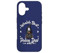 Carcasa para iPhone 17 Worlds Best Police Dad For Men Grandpa Police Officer GNOME