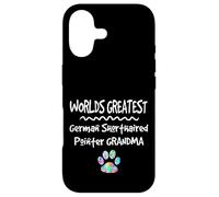 Carcasa para iPhone 17 Worlds Greatest German Puntero de Pelo Corto Abuela Perro Pata