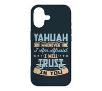Carcasa para iPhone 17 Yahuah Siempre Que Tengo Miedo de Confiar en ti Judío Jahweh