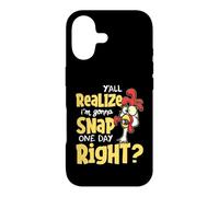 Carcasa para iPhone 17 Yall Do Realize I'm Gonna Snap One Day Right - Chicken Lover