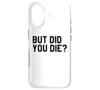 Carcasa para iPhone 17 Yeah But Did You Die Gym Sign Funny Womens Personal Trainer