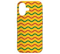 Carcasa para iPhone 17 Yellow Green Red Stripes Lithuanian Language Pattern