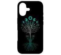 Carcasa para iPhone 17 Yggdrasil Fresno Mundial - Moon Phases Tree of Life - Pagan Art