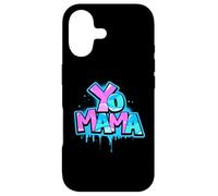 Carcasa para iPhone 17 Yo Mama 80s 90s Hip Hop Lover Graffiti 1980's 1990s Fan