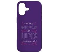 Carcasa para iPhone 17 YO Uso Morado para Lupus Conciencia SLE Meme