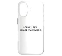 Carcasa para iPhone 17 Yo Vine. Vi. Lo Hice incómodo. para Sarcastic People