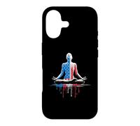 Carcasa para iPhone 17 Yoga Yogi Mediación Zen Bandera Americana USA Drip Graffiti