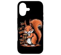 Carcasa para iPhone 17 You Can't Handle Deez Nuts, Divertido Humor para Adultos, Amante de Las Ardillas