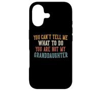 Carcasa para iPhone 17 You Can't Tell Me What To Do Gifts for Grandpa Grandma