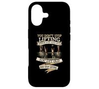 Carcasa para iPhone 17 You Don't Stop Lifting When You Get Old Funny Weightlifting