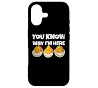 Carcasa para iPhone 17 You Know Why I'm Here Funny Foodie Deviled Eggs Men Women