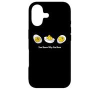 Carcasa para iPhone 17 You Know Why I'm Here, Retro Thanksgiving Dinner Deviled Egg