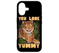 Carcasa para iPhone 17 You Look Yummy Tiger Hilarious Meme Quote