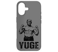 Carcasa para iPhone 17 Yuge Muscular Flex Trump Divertido Patriótico Vintage Entrenamiento Gimnasio