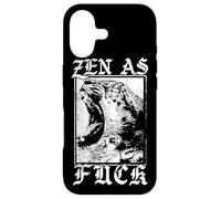 Carcasa para iPhone 17 Zen as FCK - Tigre - Estética gótica vanguardista
