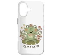 Carcasa para iPhone 17 Zen Cottagecore Rana Meditación Yoga Mindfulness Estética