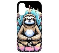 Carcasa para iPhone 17 Zen Perezoso Meditando Entre Flores De Loto Mindfulness