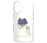 Carcasa para iPhone 17 Zeus Greek God Thunder Lightning Bolt Storm Retro Mythology