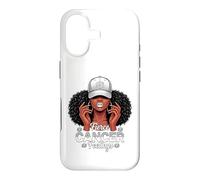 Carcasa para iPhone 17 Zodiac Cancer Inspired Afro Women White Grey Cap Black Girl
